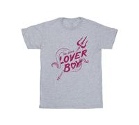 Disney Girl's Villains Ursula Lover Boy Cotton T-Shirt in Grey | Size: 3-4 Years Disney Grey 3-4 Years