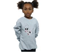 Disney Girl's Villains Wicked Sweatshirt in Grey | Size: 12-13 Years Disney Grey 12-13 Years