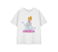 Disney Girls White Cinderella Short Sleeved T-Shirt - 7-8 Years