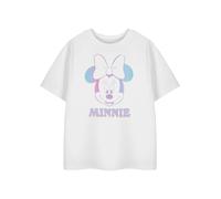 Disney Girls White Minnie Gradient Short Sleeved T-Shirt - 5-6 Years