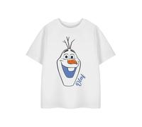 Disney Girls White Olaf Short Sleeved T-Shirt - 13-14 Years