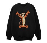 Disney Girls Winnie The Pooh Classic Tigger Sweatshirt 7-8 Years Black
