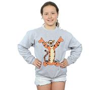 Disney Girls Winnie The Pooh Classic Tigger Sweatshirt 9-11 Years Sport Grey