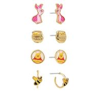 Disney Girls Winnie the Pooh Gold Tone Earring Set