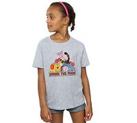 Disney Girls Winnie The Pooh Group T-Shirt Sport Grey 9-11 Years