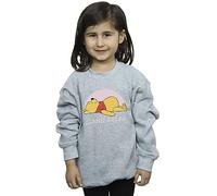 Disney Girls Winnie The Pooh Relax Sweatshirt Sport Grey 3-4 Years