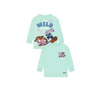 Disney Girl's Zootropolis Judy Hopps & Nick Wilde Sweatshirt in Green | Size: 6-7 Years Disney Green 6-7 Years