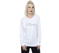 Disney Women's Glacial Logo Sweatshirt in White | Size: Medium Disney White M