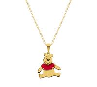 Disney Winnie The Pooh Sterling Silver Gold Plated Necklace C903004YL-P