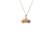 Disney Gold Princess Crown Necklace - 45cm