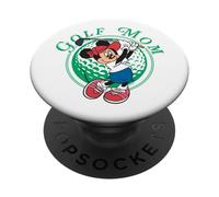 Disney Golf Mom Minnie Mouse Golfing Mother's Day Tee PopSockets Adhesive PopGrip