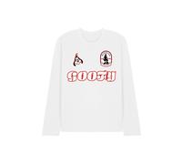 Disney Goofy Football Jersey Long Sleeve T Shirt, White White