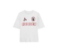 Disney Goofy Football Jersey Oversized T Shirt, White White
