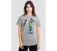 Disney Goofy Football Tangle T-Shirt, Athletic Heather In Light Grey Light Grey