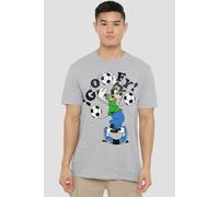 Disney Goofy Football Tangle T Shirt, Athletic Heather In Light Grey Light Grey