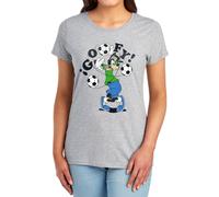 Disney Goofy Football Tangle Tee, Athletic Heather In Light Grey Light Grey