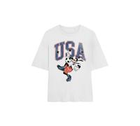 Disney Goofy Football Usa Oversized T Shirt, White White