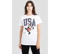 Disney Goofy Football Usa T-Shirt, White White