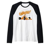 Disney Goofy Racing Team "Gawrsh!" Race Car Driver Raglan Baseball Tee