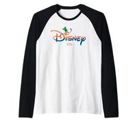 Disney Goofy Script Logo 2026 Vacation Trip Matching Raglan Baseball Tee
