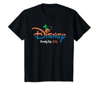 Disney Goofy Script Logo Family Trip 2026 Vacation T-Shirt, Youth, Black, Small