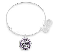 Disney Grape Soda Pixar UP Silver Charm Bangle Bracelet