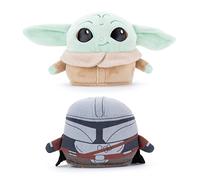 Disney Grogu and Mandalorian Reversible plush soft toy, turn 'inside out' for favourite Mandalorian characters, Simba Reversibles, collect them all suitable from 0 Month