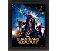 Disney Guardians Of The Galaxy 3D Lenticular Poster, Multi-Colour, 10 x 8-Inch