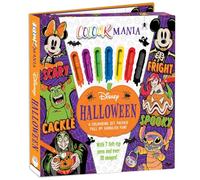 Disney Halloween: Colourmania (Over 30 pages to colour in and 7 felt-tip pens)