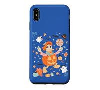 Disney Halloween Donald Duck Cute Pumpkin Costume Collage Case for iPhone XS Max