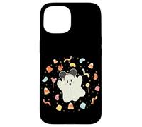 Disney Halloween Mickey Mouse Ears Cute Ghost Candy Treats Case for iPhone 15