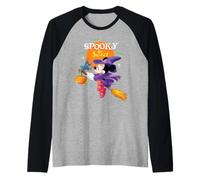 Disney Halloween Minnie Mouse Spooky & Sweet Witch Costume Raglan Baseball Tee