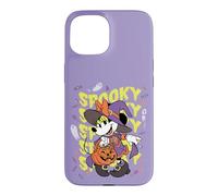 Disney Halloween Minnie Mouse Witch Groovy Wavy Spooky Case for iPhone 15