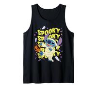 Disney Halloween Stitch Mummy Costume Groovy Wavy Spooky Tank Top