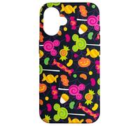 Disney Halloween Sweets Mickey Mouse Candy Pattern Case for iPhone 16