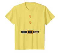 Disney Halloween The Seven Dwarfs Happy Costume T-Shirt, Youth, Lemon Yellow, 4T