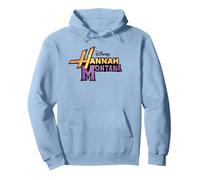 Disney Hannah Montana Logo Pullover Hoodie, Adult Unisex, Dusty Blue, Small