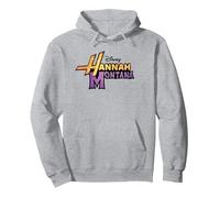 Disney Hannah Montana Logo Pullover Hoodie, Adult Unisex, Heather Grey, Large