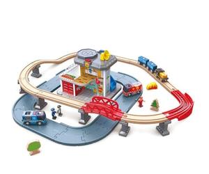 Disney Hape E3736 Emergency Services HQ Wooden Train Set