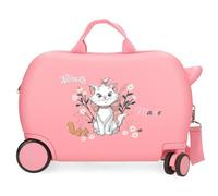 Disney Hard Children's Suitcase Combination Closure Side 4 Wheels Hand Luggage is Made of ABS, a Rigid and Lightweight Material. Aristocats Marie, Children's Suitcase, Aristocats Marie, Valigia per