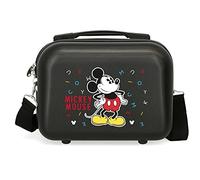 Disney Have a Good Day Mickey Black ABS Adaptable Beauty Case, 29x21x15 cms