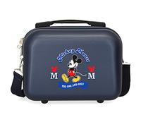 Disney Have a Good Day Mickey Blue ABS Adaptable Beauty Case, 29x21x15 cms