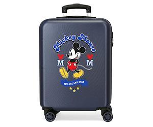 Disney Have a Good Day Mickey Blue Hardside Carry-on Suitcase