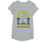 Disney Hercules 1997 Champion Graphic T-Shirt T-Shirt, Girls, Heather Grey, Large