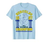 Disney Hercules 1997 Champion Graphic T-Shirt T-Shirt, Men, Baby Blue, 3X-Large