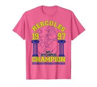 Disney Hercules 1997 Champion Graphic T-Shirt T-Shirt, Men, Pink Heather, Medium