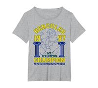 Disney Hercules 1997 Champion Graphic T-Shirt T-Shirt, Women's Plus, Heather Grey, 2X
