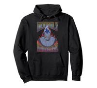 Disney Hercules Distressed Hades Handsome Pullover Hoodie, Adult Unisex, Black, Medium