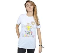 Disney Hercules Do You Even Lift? Cotton Boyfriend T-Shirt In White White 4XL