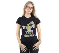 Disney Hercules Do You Even Lift? Cotton T-Shirt In Black Black XXL